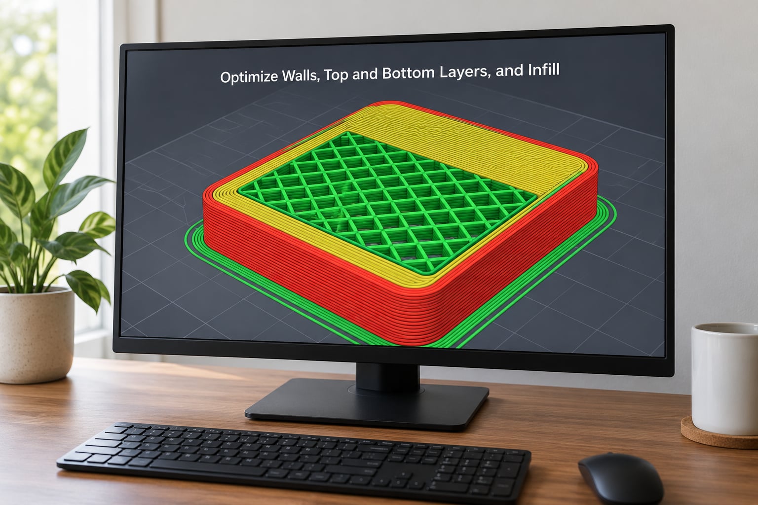 Optimize Walls, Top and Bottom Layers, and Infill