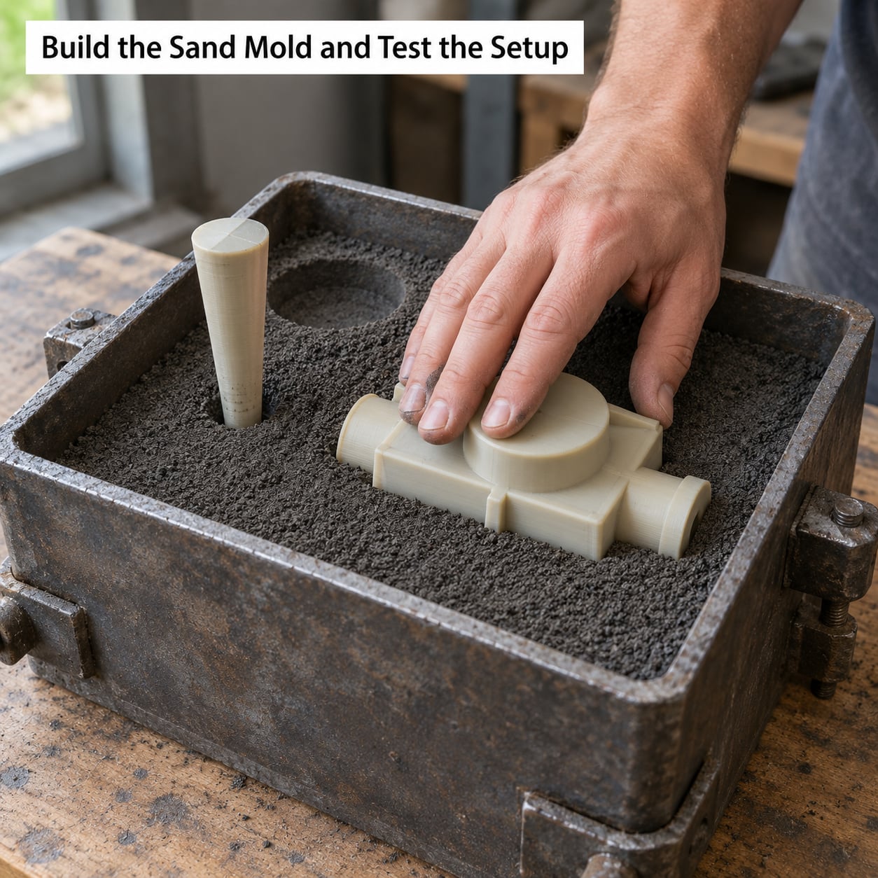 Build the Sand Mold and Test the Setup