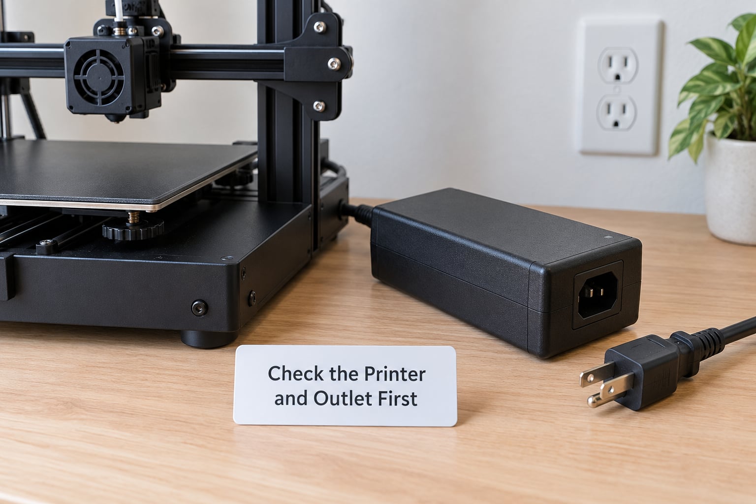 Check the Printer and Outlet First