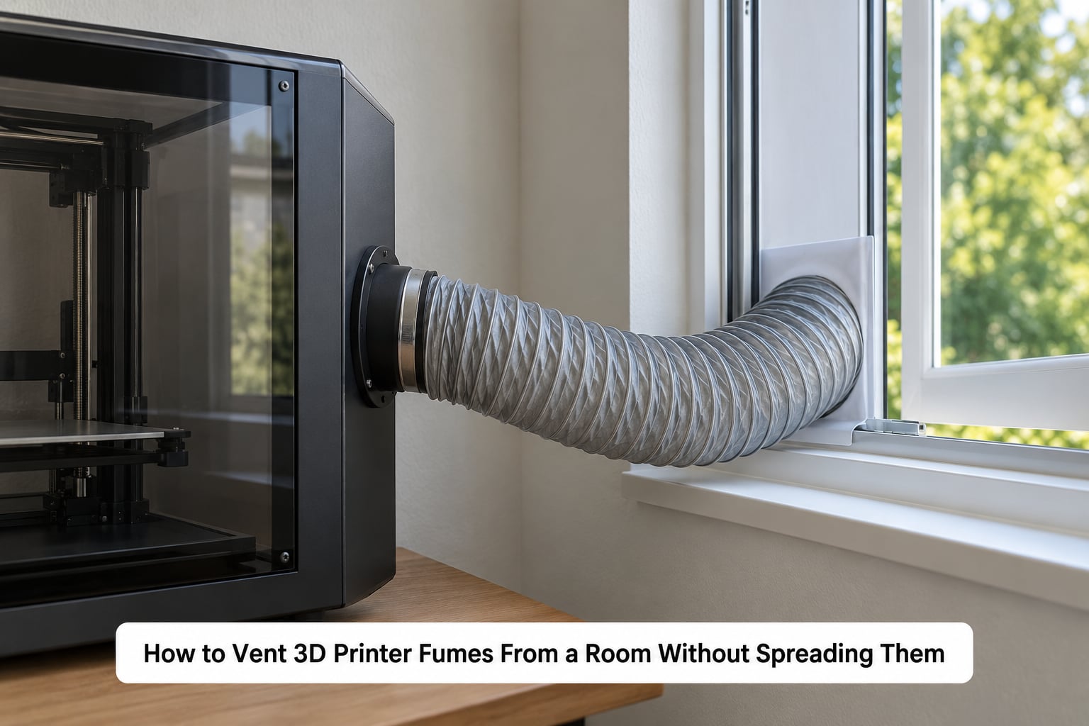 How to Vent 3D Printer Fumes From a Room Without Spreading Them