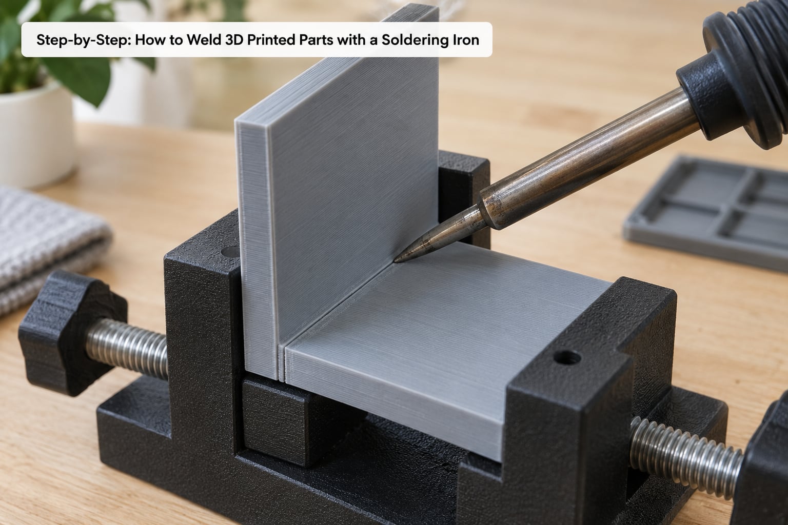 Step-by-Step: How to Weld 3D Printed Parts with a Soldering Iron
