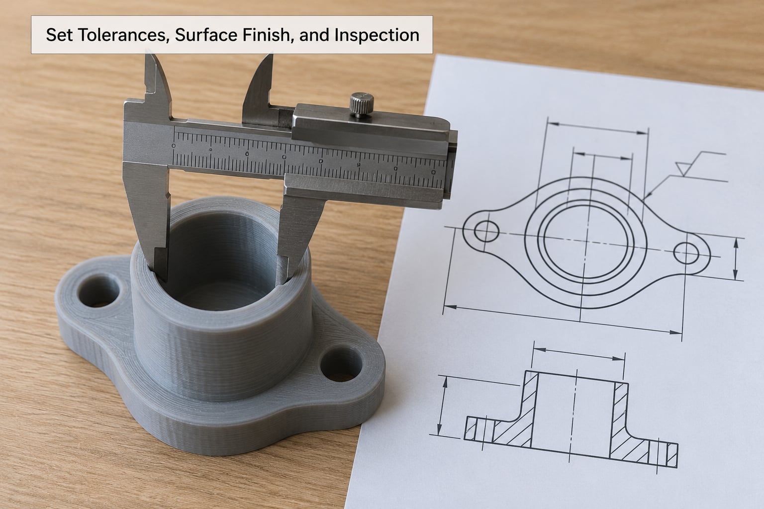 Set Tolerances, Surface Finish, and Inspection