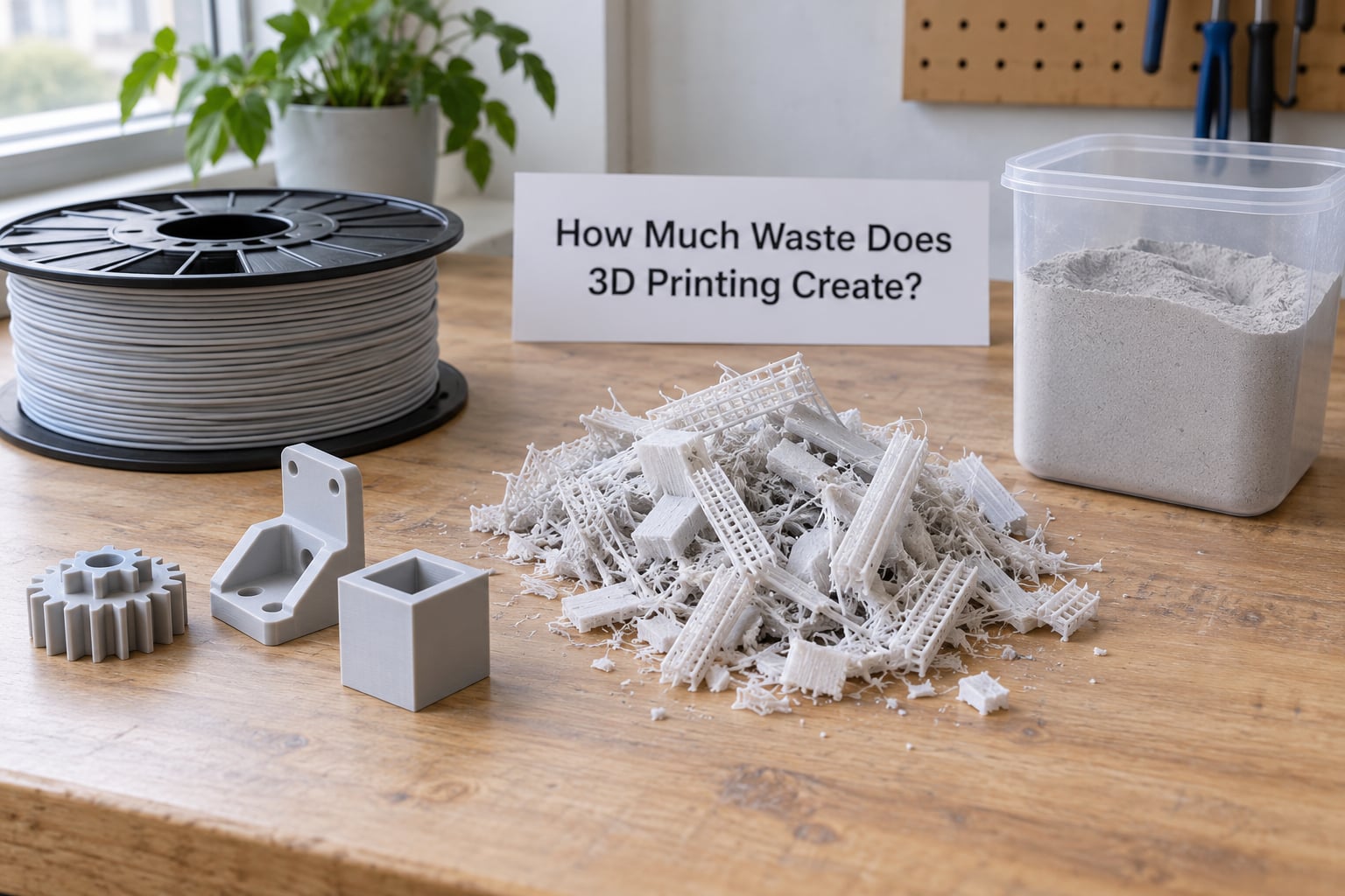 How Much Waste Does 3D Printing Create?