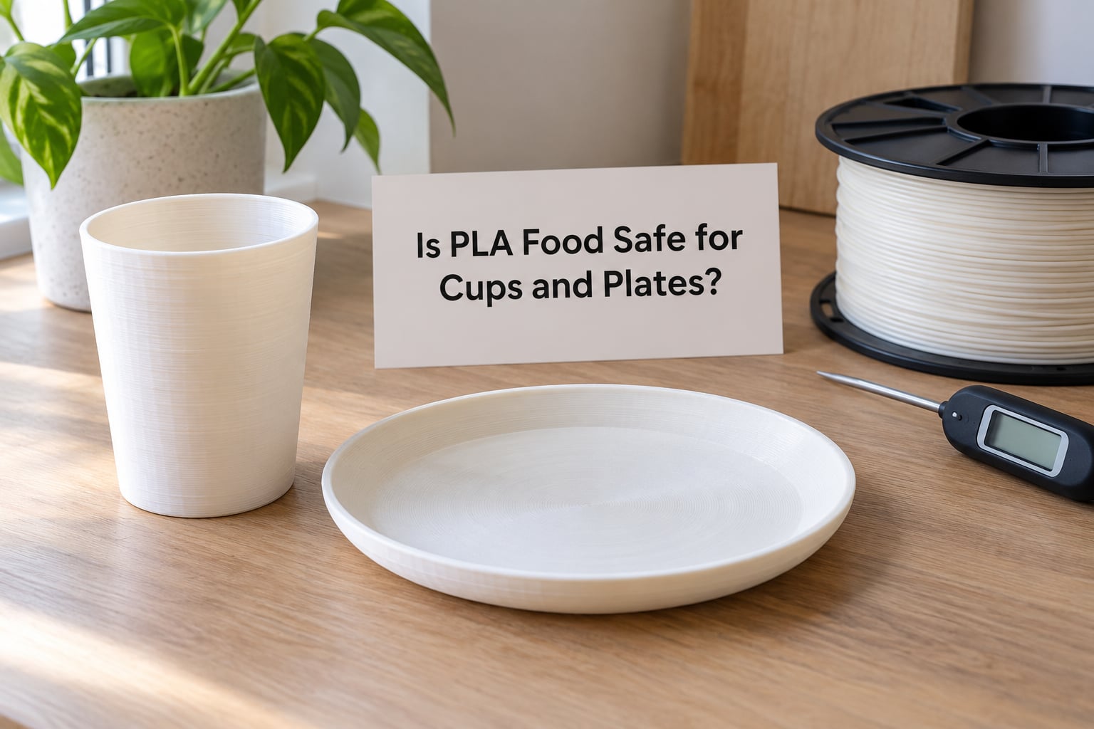 Is PLA Food Safe for Cups and Plates?