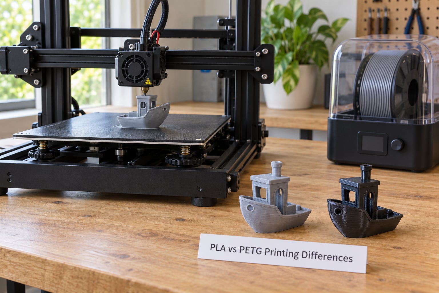 PLA vs PETG Printing Differences