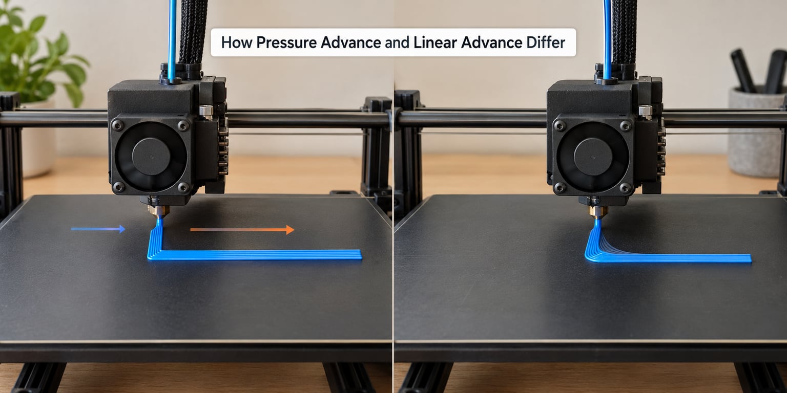 How Pressure Advance and Linear Advance Differ