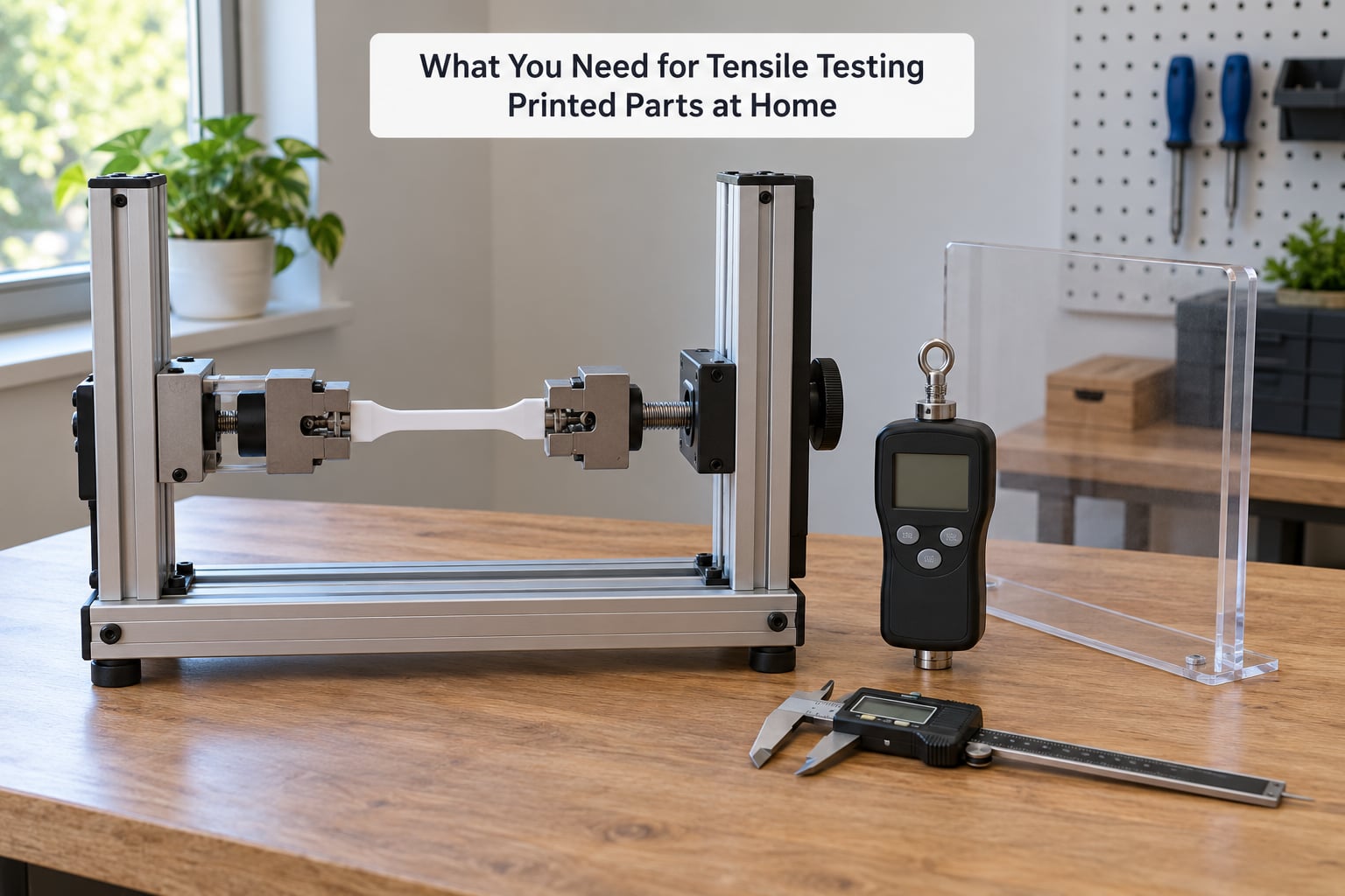 What You Need for Tensile Testing Printed Parts at Home