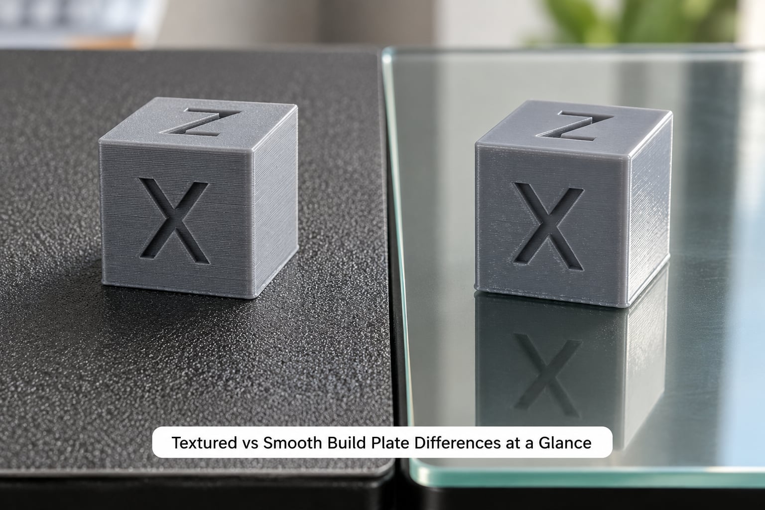 Textured vs Smooth Build Plate Differences at a Glance
