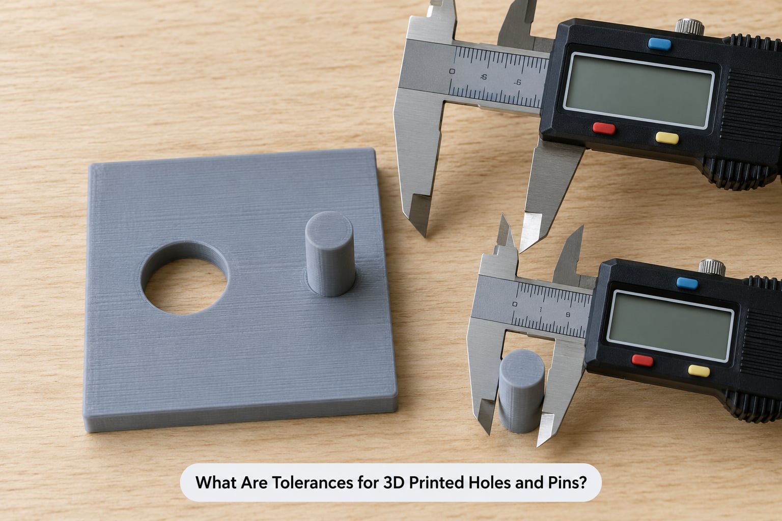 What Are Tolerances for 3D Printed Holes and Pins?