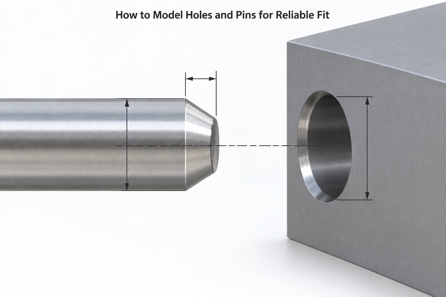 How to Model Holes and Pins for Reliable Fit