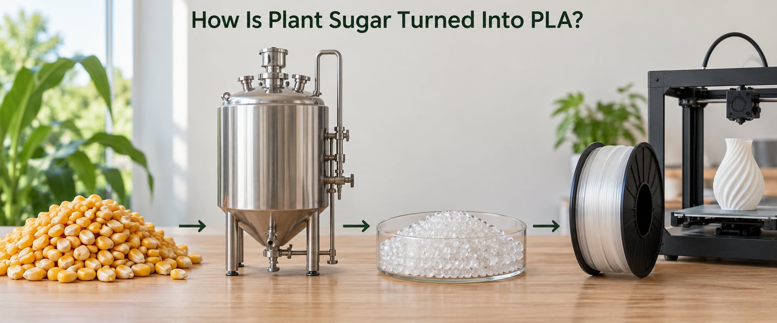 How Is Plant Sugar Turned Into PLA?