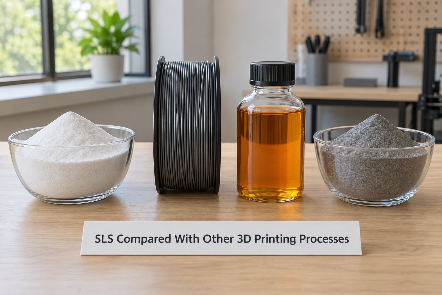 SLS Compared With Other 3D Printing Processes