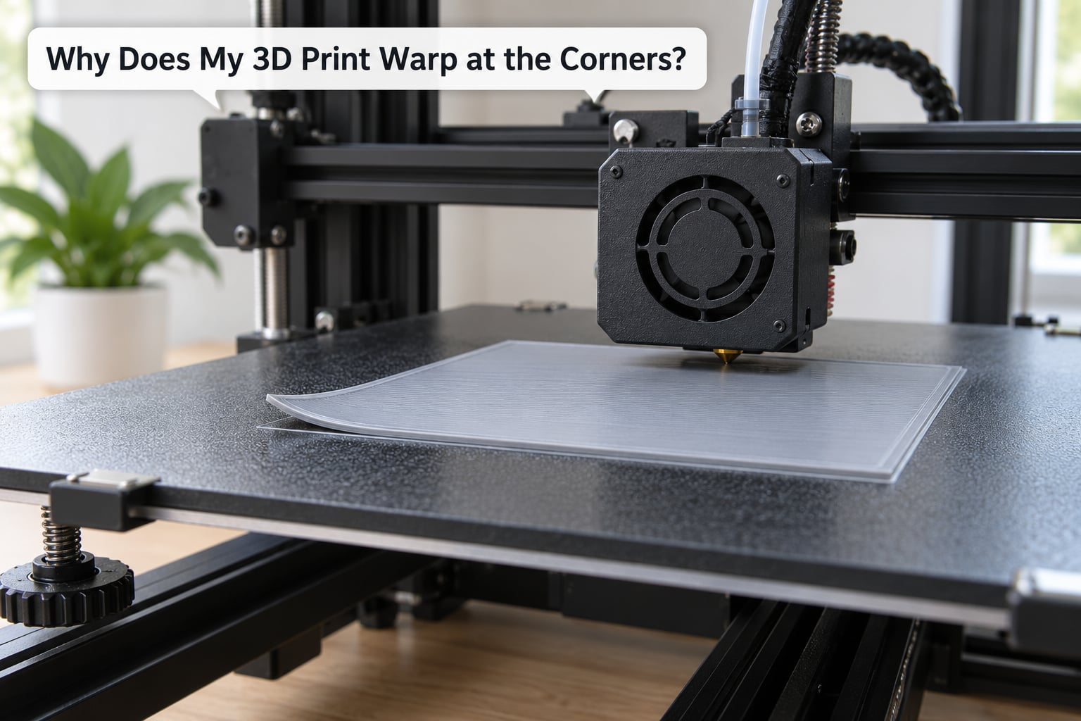 Why Does My 3D Print Warp at the Corners?
